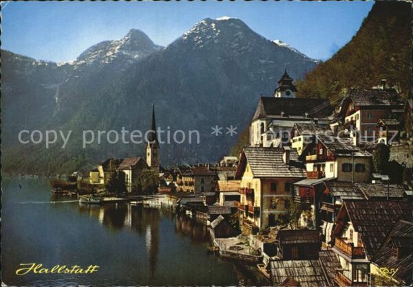 Hallstatt Austria Stadtansicht