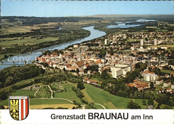 Braunau Inn Fliegeraufnahme