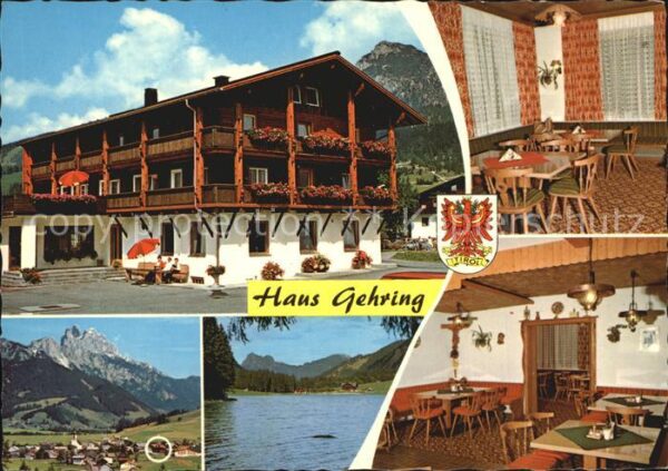 Tannheim Tirol Haus Gehring Speiseraum Gaststube See