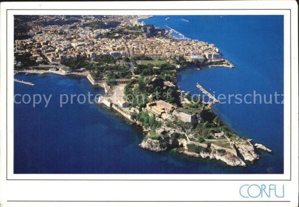 Corfu Korfu Fliegeraufnahme