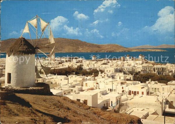 Mykonos Kykladeninsel Aegaeis Die Mühle