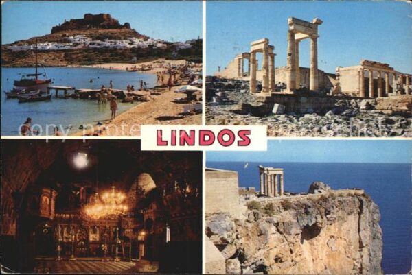 Lindos Lindo Strand Ruine