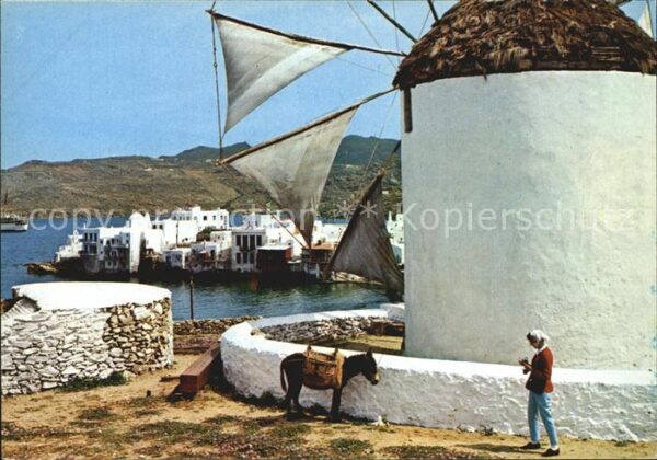 Mykonos Kykladeninsel Aegaeis Mühle