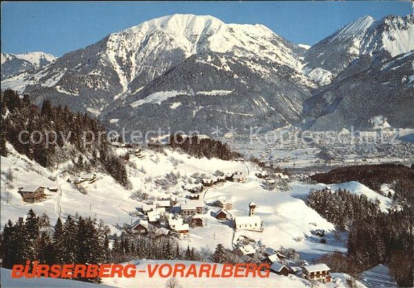 Buerserberg Vorarlberg Panorama