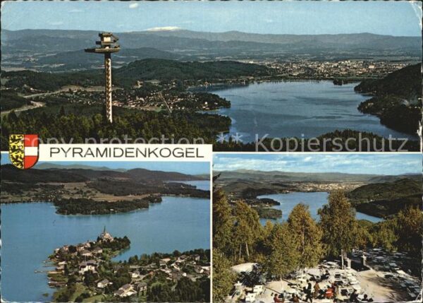 Maria Woerth Woerthersee Blick vom Pyramidenkogel