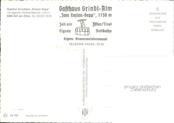 Zell Ziller Tirol Gasthof Grindl Alm – Bild 2