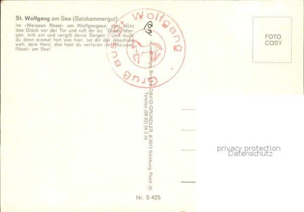 St Wolfgang Wolfgangsee Hotel Weisses Rössel – Bild 2