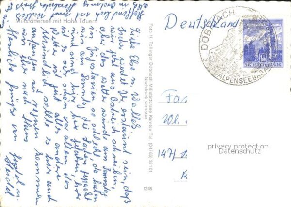Millstatt Millstaettersee Fliegeraufnahme mit Hohe Tauern – Bild 2