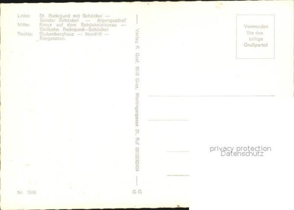 St Radegrund Schöckel Alpengasthof Stubenberghaus No – Bild 2