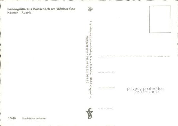 Poertschach Woerthersee Panorama Schiffsanlegestelle Kurpark – Bild 2