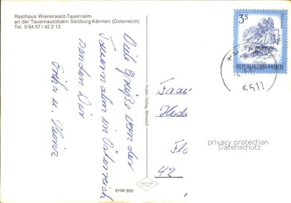 Salzburg Oesterreich Rasthaus Wienerwald Tauernalm – Bild 2