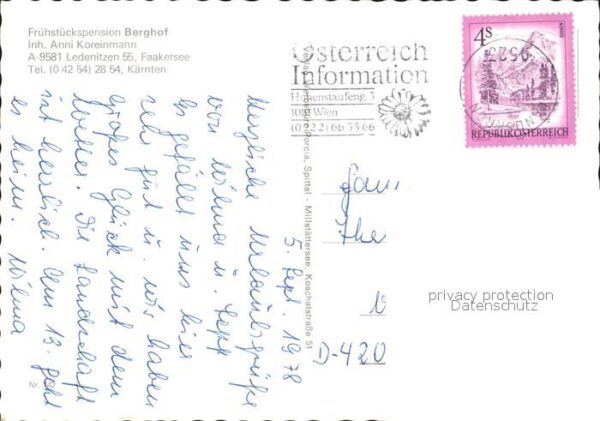 Ledenitzen Pension Berghof – Bild 2