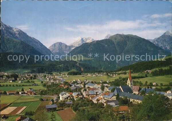 Koetschach-Mauthen Kaernten Dorfansicht