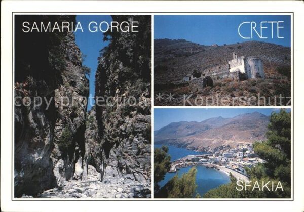 Kreta Crete Sfakia Samaria Gorge