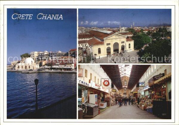 Chania Insel Kreta Einkaufspassage