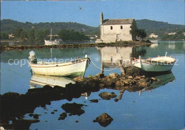 Korfu Corfu Kleine Kirche von Gouvia