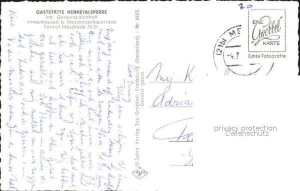 Immenhausen Meschede Gaststätte Hennetalsperre Segeln – Bild 2