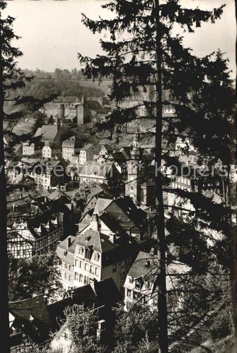 Monschau Blick auf die Altstadt