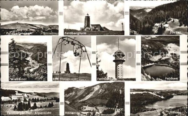 Feldberg Schwarzwald Feldbergturm Zastler Feldsee Fernsehtur