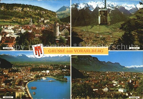 Feldkirch Vorarlberg Bludenz Dornbirn Bregenz Bodensee Bergb
