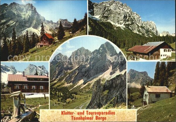 Tannheim Tirol Kletter und Tourenparadies Tannheimer B