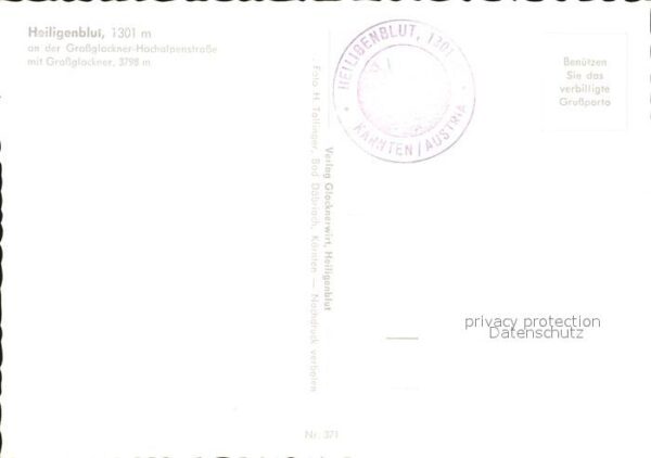 Heiligenblut Kaernten Ortsansicht mit Kirche Grossglockner Ho – Bild 2