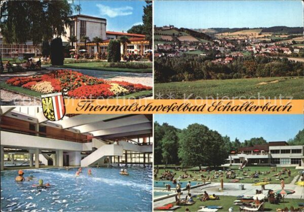 Schallerbach Bad Kuranstalt Ortsansicht Hallenbad Freiba