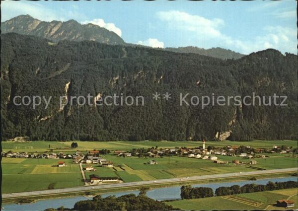 Radfeld Rattenberg Panorama Unterinntal gegen Gratlspitze