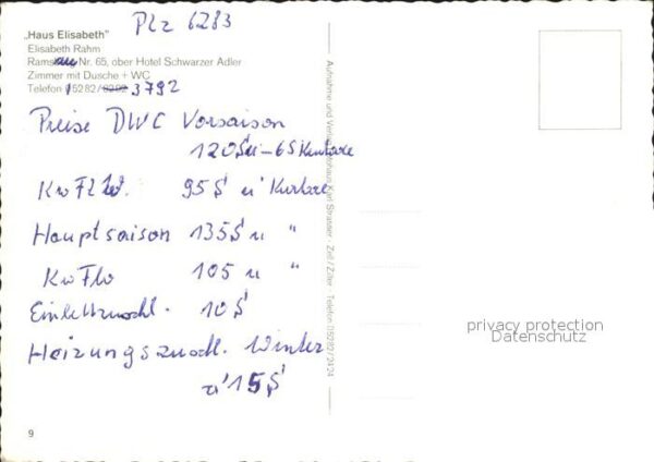 Ramsau Zillertal Haus Elisabeth Pension – Bild 2