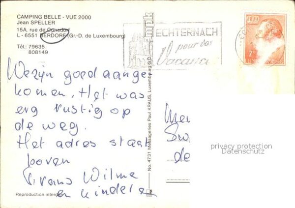 Berdorf Echternach Camping Belle Vue 2000 – Bild 2