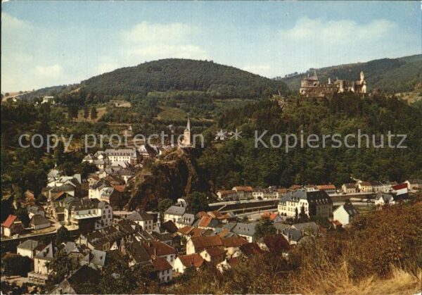 Vianden Panorama Chateau Schloss