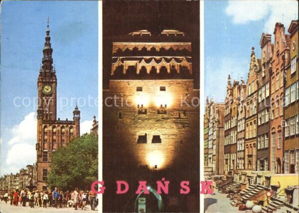 Gdansk Ratusz Glownego Miasta Brama Wiezienna
