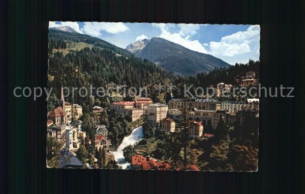 Badgastein Panorama mit Graukogel und Feuersang An