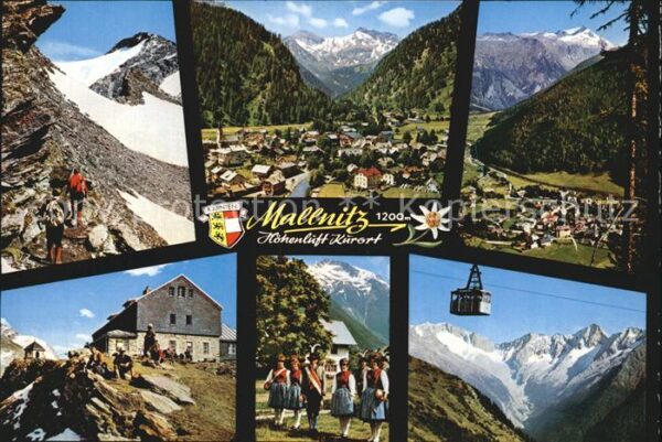Mallnitz Kaernten Panorama Höhenluftkurort Ankogelgruppe