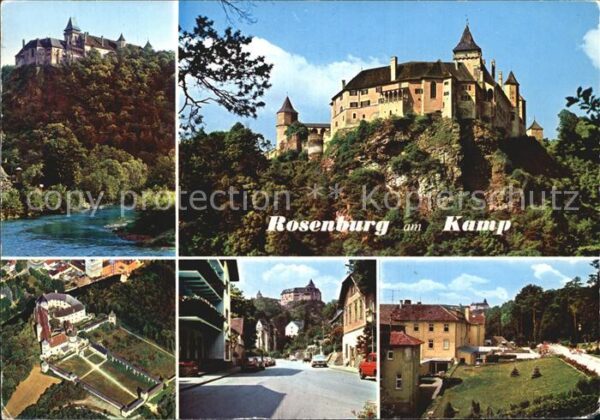 Rosenburg-Kamp Schloss Fliegeraufnahme Hauptstrasse Di