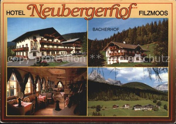 Filzmoos Hotel Neubergerhof Restaurant Bacherhof