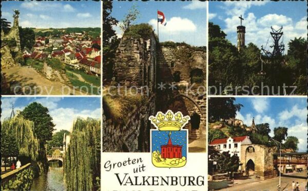 Valkenburg Suedholland Ruinen Sesselbahn