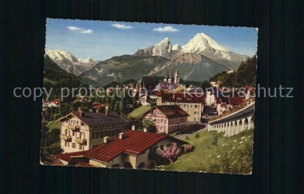 Berchtesgaden Stein. Meer Watzmann