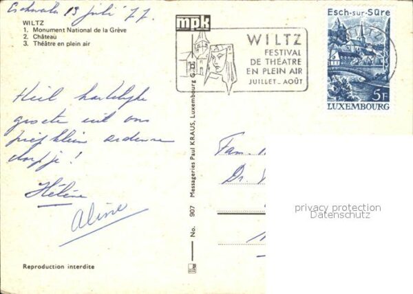 Wiltz Luxembourg Monument National Greve Chateau Theatre – Bild 2