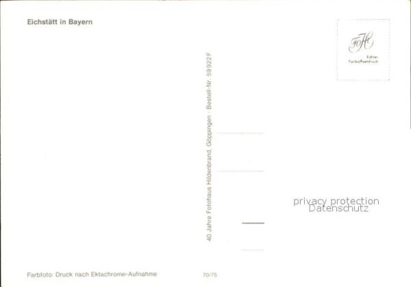Eichstaett Oberbayern Ortsansicht – Bild 2