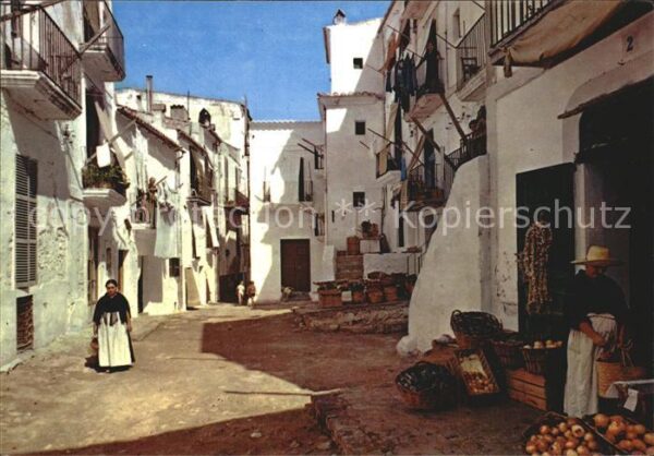 Ibiza Islas Baleares Calle tipica