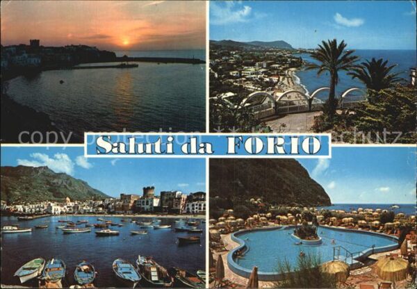 Forio d Ischia Hafen Schwimmbad
