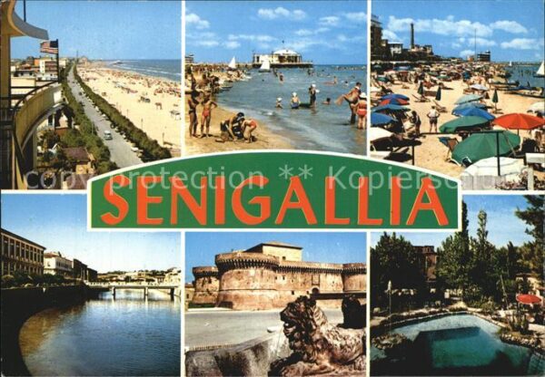 Senigallia Strand Festung Brücke