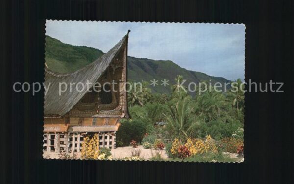 Sumatra Sumatera On Samosir Island Batak house
