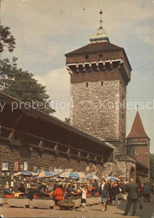 Krakow Krakau Brama Florianska