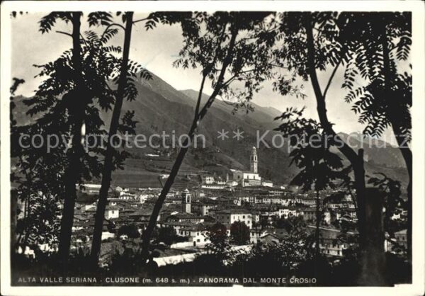Clusone Alta Valle Seriana Monte Crosio