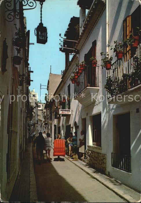 Sitges Strassenansicht