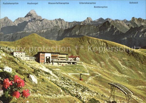 Nebelhornbahn Bergstation Hochvogel Wasserfallkarspit