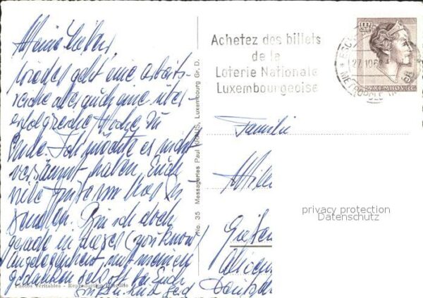 Luxemburg Luxembourg Pont Adolphe Coin pittoresque Les trois – Bild 2