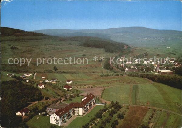 Holzhausen Burbach Fliegeraufnahme Familienferienheim des